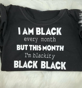 Black-Black Shirt/Hoodie