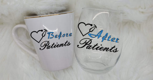 Before and After Wine/Coffee cup set